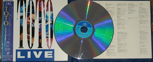 Frt Grátis Toto Live Laserdisc Japonês 0