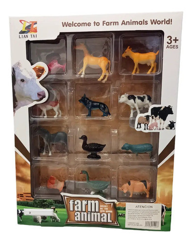 X12 Animales De Granja Para Niños Hw23011292 Febo 0
