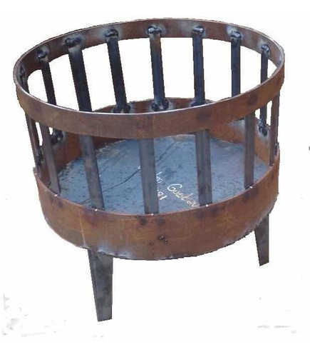 Brasero Fogón Firepit Romano 50 Cm Hogar Deco Jardin 0