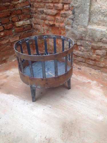Brasero Fogón Firepit Romano 50 Cm Hogar Deco Jardin 1