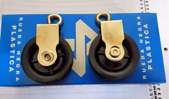 Roldanas De Nylon Ø50mm X 6 Unidades Cerratex 1