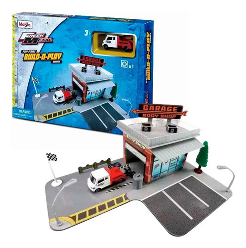 Maisto Fresh Metal Juego Garaje Taller Para Construir 0