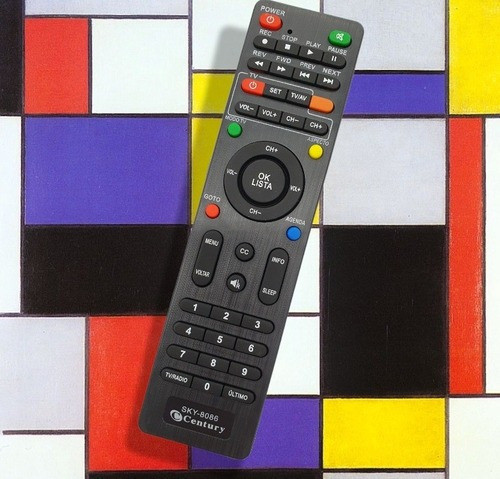 Controle Remoto Para Receptor Century Midiabox B1, B2, B3 B4 1