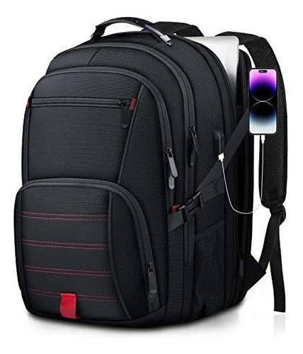 Mochila Para Laptop 17.3 Anitirobo Con Salida Usb 0