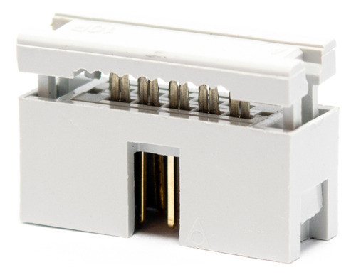 Conector Idc10 Macho Cable Plano 10 Contactos 2x5 Pack X3 1