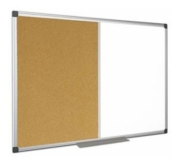 Pizarra Blanca P/marcador + Corcho 40x60cm Combinada 0