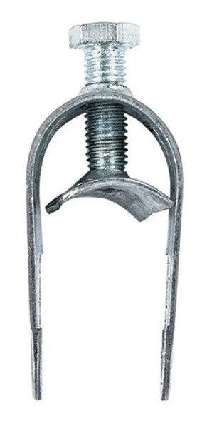 Grampa Chapa Tipo Olmar 1 1/4  32mm Zincada Para Caños X10u 1