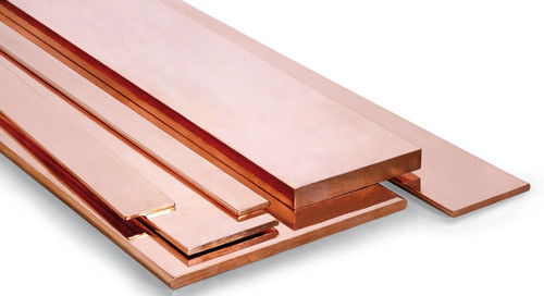 Barra Rectangular De Cobre 50x4mm X 1000mm Envio Gratis 0