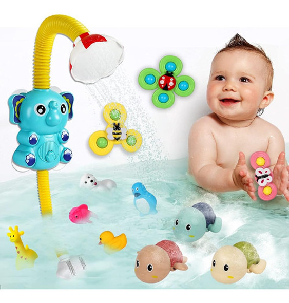 Gonumi Baby Bath Bathtub Toy Con Cabezal De Ducha Ventosa Sp 1