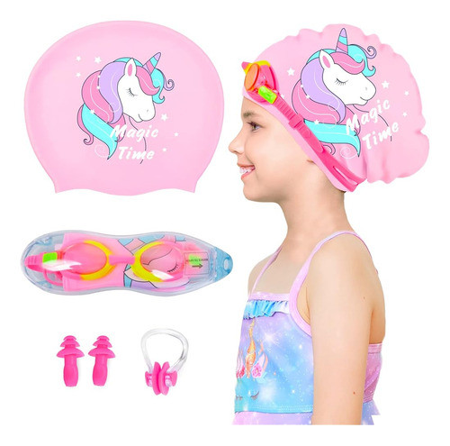 Gorros De Natación Para Niños Para Niñas (de 6 A 12 Años), G 0