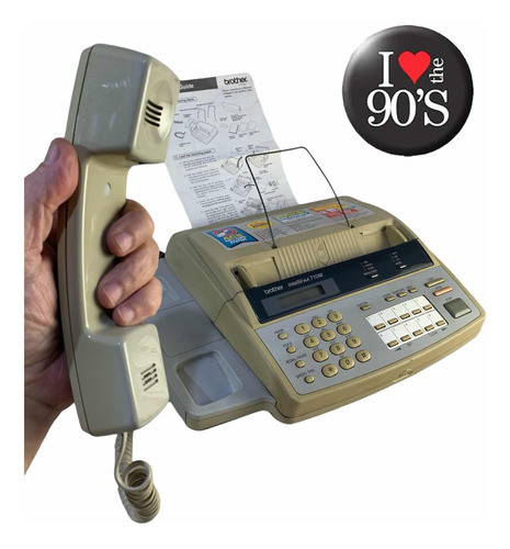 Fax Brother Com Telefone! 90s Interligação 710m 0