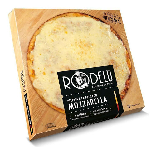 Pizzeta Congelada Con Muzzarella Rodelú 550g - Cold Market 0