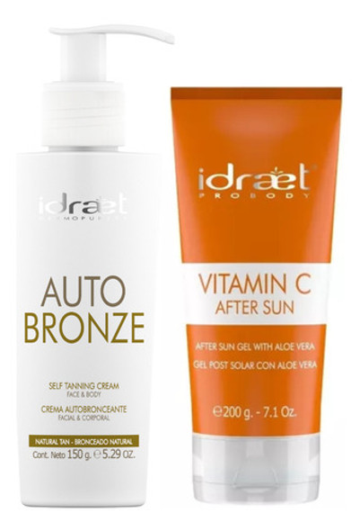 Idraet Auto Bronze Crema Autobronceante+ After Sun Vitamin C 0