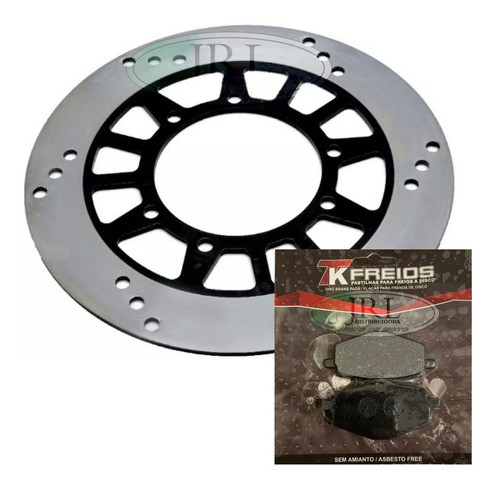 Kit Disco + Pastilha De Freio Yamaha Xt 600 E Traseiro 0