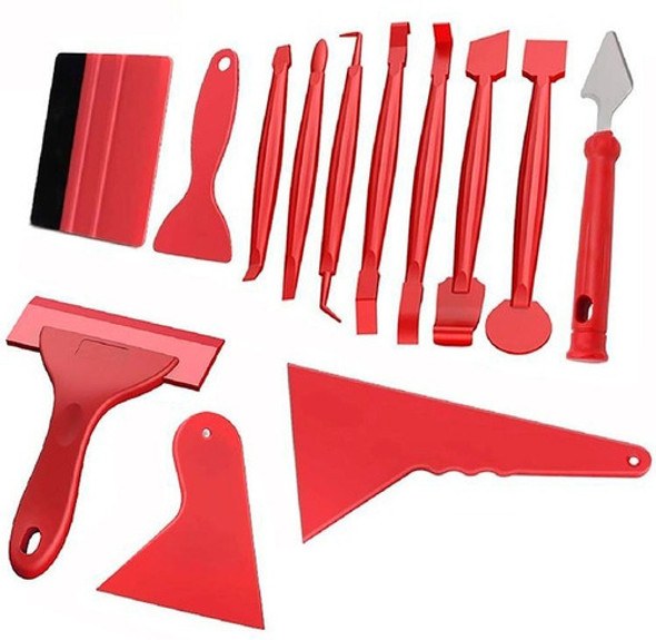 Espatula Para Ploteo Polarizado Vinilo 13 Pz Profesional S. 0