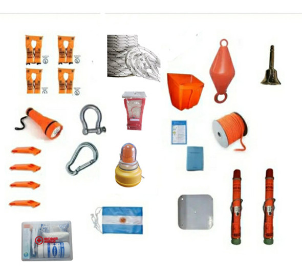 Kit De Elementos De Seguridad Náutica Lanchas/barcos 0