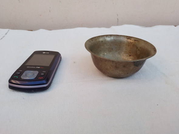 Antiguo Recipiente Para La Brocha, Crema Afeitar, Barbero 0