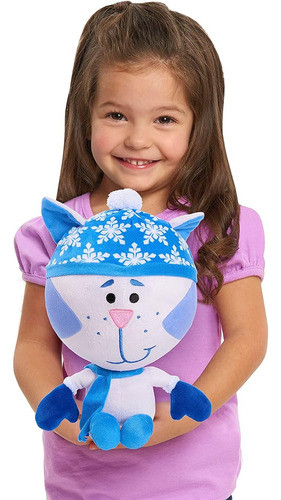 ¡las Pistas De Blue Y Tú! Periwinkle Navideño, Felpa Grande 1