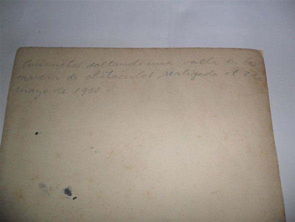 Antigua Fotografia 1903 Conscriptos Militar Uniforme Ejercit 1