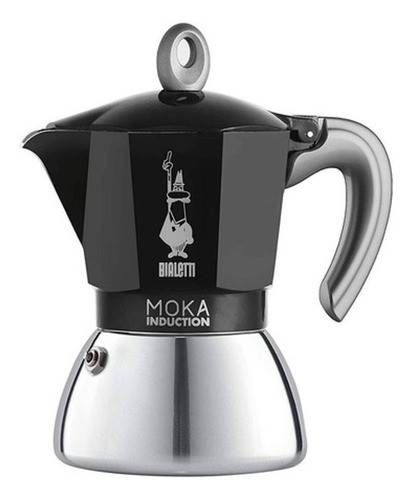 Cafetera Bialetti Moka Induction Black 6 Tazas 0
