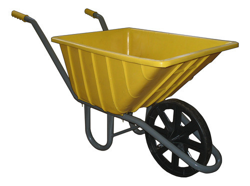 Carretilla Plastica 75lt Chasis Contruccion Jardineria Fema 0