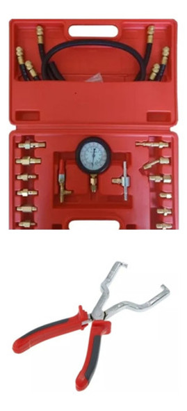 Medidor Presión De Nafta Iny Elect + Pinza Desacople Filtros 0