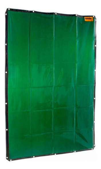 Cortina Lona Pvc Proteção De Solda 1,22 X 1,78 Com Ilhos 0