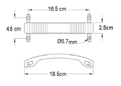 Penn Elcom 0394bk Manija Tipo Maleta De Goma Negra Xprostore 1