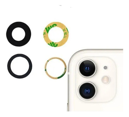 Vídrio Repuesto Camara Trasera iPhone 11 0