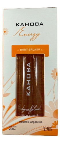 Body Splash Femenino Kahoba X 200ml Energy 0
