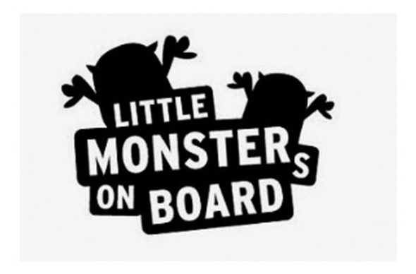 Sticker, Bebe A Bordo Pequeños Monstruos A Bordo 0