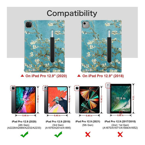 Casebot Funda Para iPad Pro De 12 9 Pulgadas 4 Y 3 1