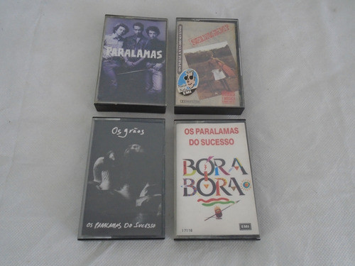 Lote De 4 Cassettes Originales De Os Paralamas Do Sucesso 0