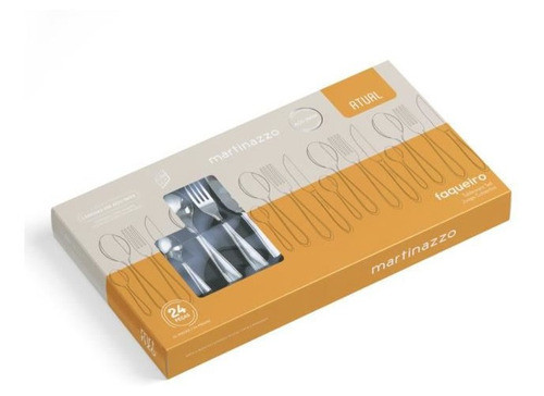 Cubiertos Juego X24 Acero Inox En Caja, Atual  Martinazzo 0