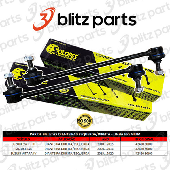 Par Bieleta Dianteira D/e Suzuki Sx4 2006.. 2014 1