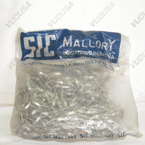 Capacitor Axial 470pf X 600v Styroflex Sic Mallory Lote X 3 1
