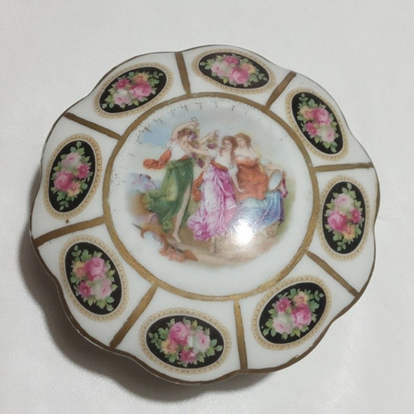 Alhajero Antiguo Caja De Porcelana Viejo Viena Cajita Frasco 1 Alhajero Antiguo Caja De Porcelana Viejo Viena Cajita Frasco 1