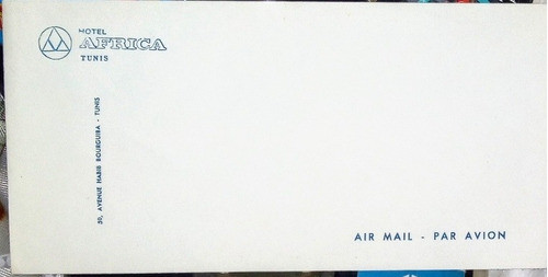 Sobre Hotel África Tunis Buen Estado C.197? 0