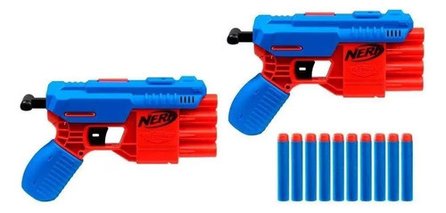 Lançador De Dardos Nerf Alpha Strike Claw Dual Qs-4 Hasbro 1