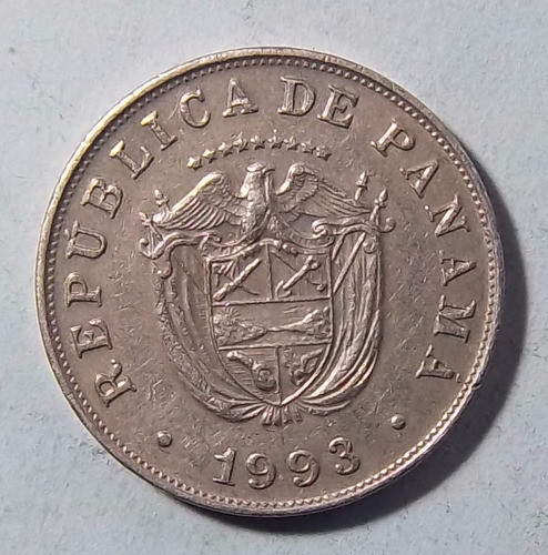 Panamá 5 Centesimos 1993 Excelente Km 23.2 1