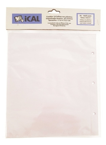 Kit Com 3 Refil R1 10x15 10 Uni Ical Memo Central 0