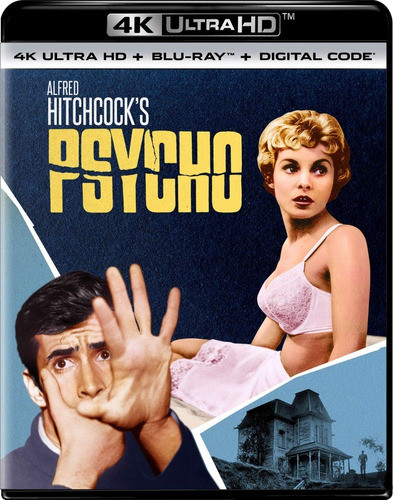 Psycho Blu-ray 4k Ultra Hd Hitchcock Nuevo Original 0