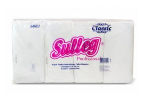 Papel Toalha Secar Interfolhado 2d Fs Extra 1000 Fls Sulleg 1