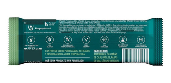 Barritas Raw Activada De Spirulina ,sin Gluten Y Veganos. 1 Barritas Raw Activada De Spirulina ,sin Gluten Y Veganos. 1