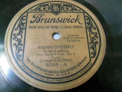 Elisa Rethberg Madama Butterfly + Tosca Disco De Pasta Usa 1