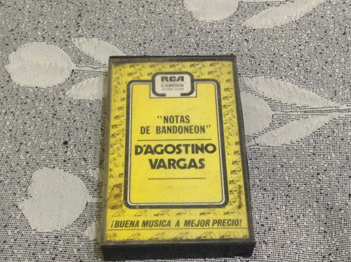 Cassette  Notas De Bandoneon  D'gostino Vargas 0