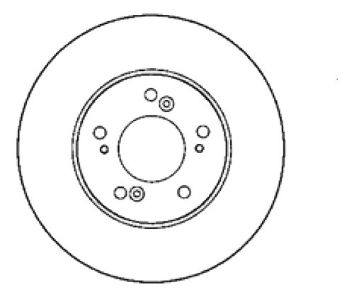Disco Freno Delantero (282mm) Honda Crv 96-01 0