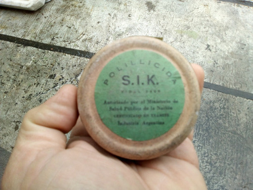 Antiguo Mata Polllas En Carton S.i.k. Solo Decoracion 7,4 Di 0