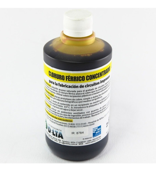Cloruro Ferrico Concetrado 500cc Placas Electroni Delta Htec 1