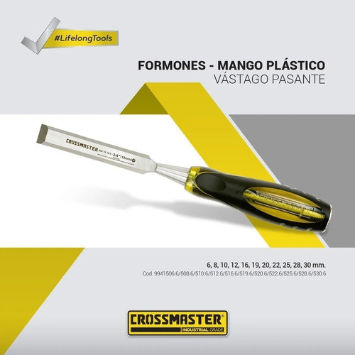 Formon Mango Plástico 10mm Crossmaster 9941510.6 1